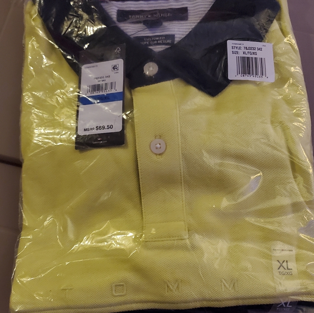 Brand new men's Tommy Hilfiger polo shirt size xl